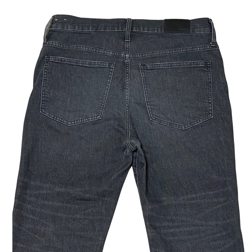 Madewell Perfect Vintage Crop Jeans High Rise Black Wash Denim Size 31P - Picture 8 of 11